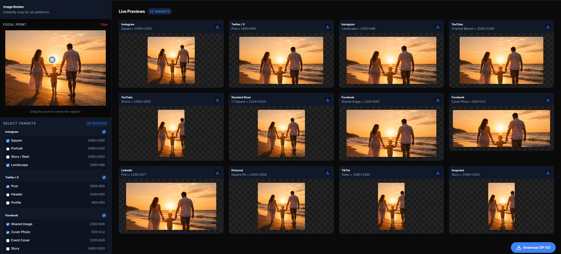 Free Resizer and Cropper Web App
