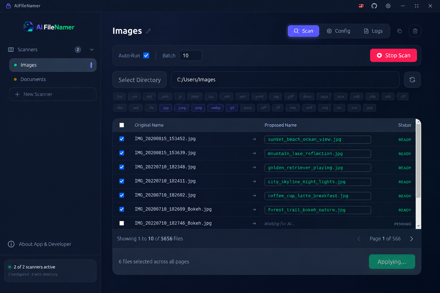AIFileNamer Desktop App